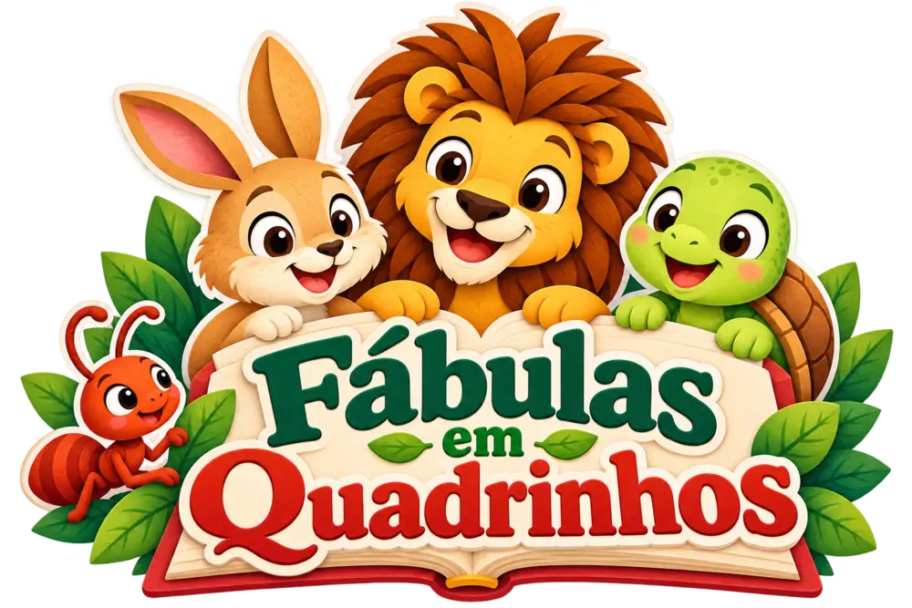 Fábulas em Quadrinhos com os personagens das fábulas